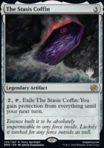 The Stasis Coffin - Planeswalker symbol stamped promos