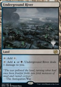 Underground River - Planeswalker symbol stamped promos