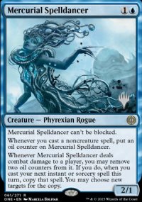 Mercurial Spelldancer - Planeswalker symbol stamped promos