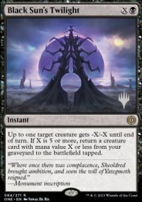 Black Sun's Twilight - Planeswalker symbol stamped promos