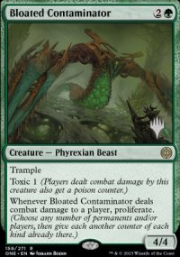 Bloated Contaminator - Planeswalker symbol stamped promos