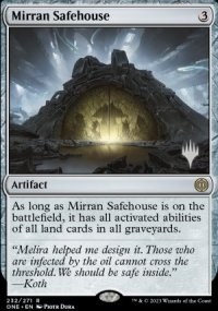 Mirran Safehouse - Planeswalker symbol stamped promos