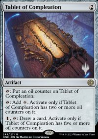 Tablet of Compleation - Planeswalker symbol stamped promos