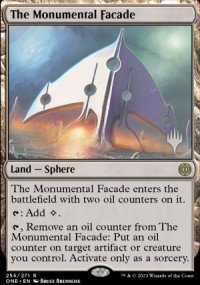 The Monumental Facade - Planeswalker symbol stamped promos