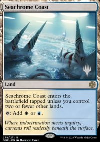 Seachrome Coast - Planeswalker symbol stamped promos