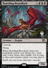 Hoarding Broodlord - Planeswalker symbol stamped promos