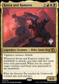 Kroxa and Kunoros - Planeswalker symbol stamped promos