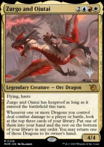 Zurgo and Ojutai - Planeswalker symbol stamped promos