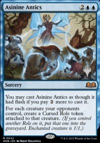 Asinine Antics - Planeswalker symbol stamped promos