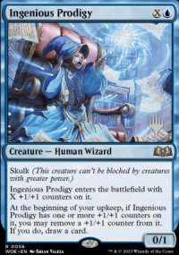 Ingenious Prodigy - Planeswalker symbol stamped promos