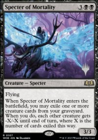 Specter of Mortality - Planeswalker symbol stamped promos