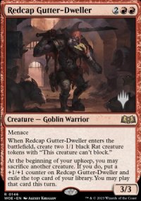 Redcap Gutter-Dweller - Planeswalker symbol stamped promos