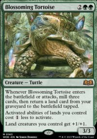 Blossoming Tortoise - Planeswalker symbol stamped promos