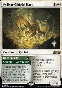 <br>Hare Raising - Planeswalker symbol stamped promos