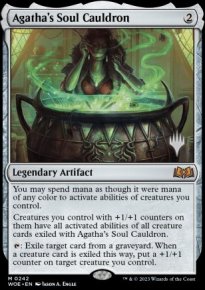 Agatha's Soul Cauldron - Planeswalker symbol stamped promos