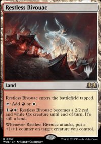 Restless Bivouac - Planeswalker symbol stamped promos