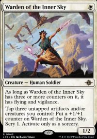 Warden of the Inner Sky - Planeswalker symbol stamped promos