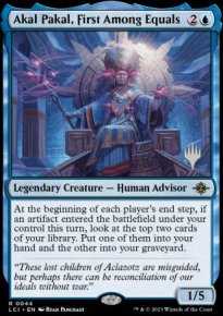 Akal Pakal, First Among Equals - Planeswalker symbol stamped promos