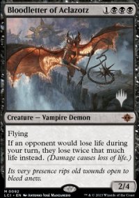 Bloodletter of Aclazotz - Planeswalker symbol stamped promos