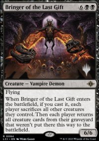 Bringer of the Last Gift - Planeswalker symbol stamped promos