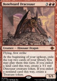 Bonehoard Dracosaur - Planeswalker symbol stamped promos