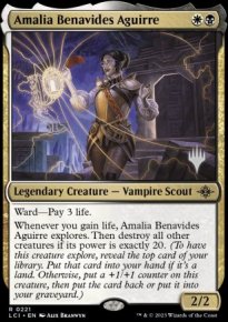 Amalia Benavides Aguirre - Planeswalker symbol stamped promos