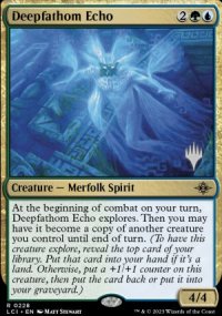 Deepfathom Echo - Planeswalker symbol stamped promos