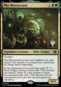 The Mycotyrant - Planeswalker symbol stamped promos