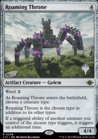 Roaming Throne - Planeswalker symbol stamped promos