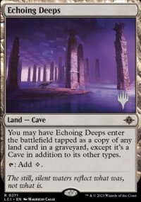 Echoing Deeps - Planeswalker symbol stamped promos