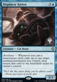 Displacer Kitten - Planeswalker symbol stamped promos