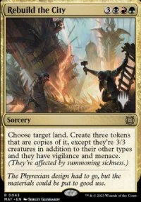 Rebuild the City - Planeswalker symbol stamped promos