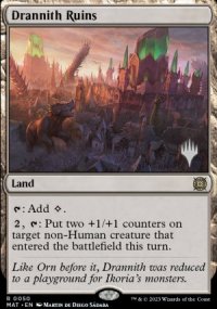 Drannith Ruins - Planeswalker symbol stamped promos