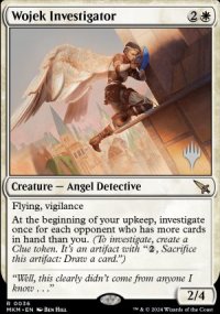 Wojek Investigator - Planeswalker symbol stamped promos