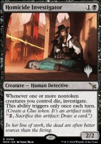 Homicide Investigator - Planeswalker symbol stamped promos