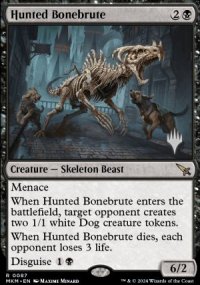 Hunted Bonebrute - Planeswalker symbol stamped promos