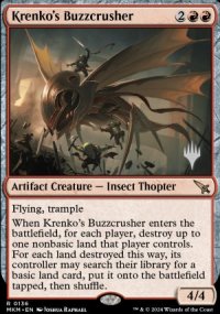 Krenko's Buzzcrusher - Planeswalker symbol stamped promos