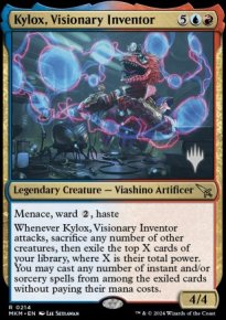 Kylox, Visionary Inventor - Planeswalker symbol stamped promos