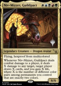 Niv-Mizzet, Guildpact - Planeswalker symbol stamped promos