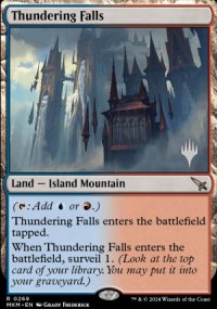 Thundering Falls - Planeswalker symbol stamped promos