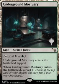 Underground Mortuary - Planeswalker symbol stamped promos