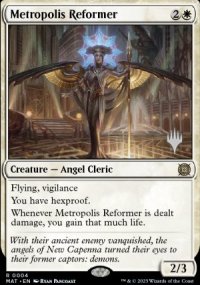 Metropolis Reformer - Planeswalker symbol stamped promos