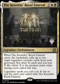 The Kenriths' Royal Funeral - Planeswalker symbol stamped promos