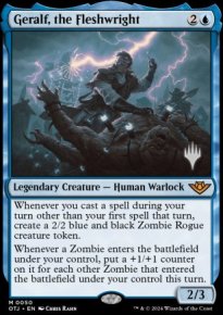 Geralf, the Fleshwright - Planeswalker symbol stamped promos