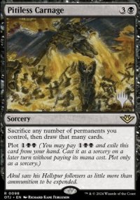 Pitiless Carnage - Planeswalker symbol stamped promos