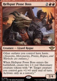 Hellspur Posse Boss - Planeswalker symbol stamped promos