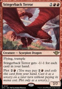 Stingerback Terror - Planeswalker symbol stamped promos