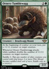 Ornery Tumblewagg - Planeswalker symbol stamped promos