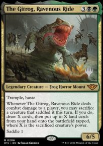 The Gitrog, Ravenous Ride - Planeswalker symbol stamped promos