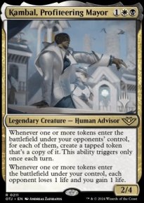 Kambal, Profiteering Mayor - Planeswalker symbol stamped promos